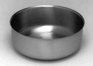 Sponge Bowls, Stainless Steel: 20 oz. (5/8 qt, 5"D x 2 3/8"H)