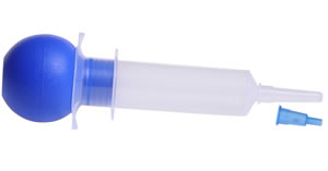 Medline 60ml Bulb Syringes with IV Pole Bag Qty 30