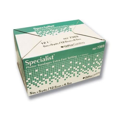 Specialist Plaster Bandages X-Fast Setting 4"x5yds Bx/12