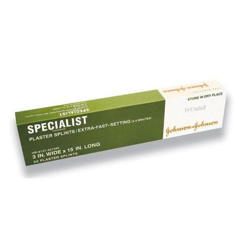 Specialist Plaster Splints X-Fast Setting 3"x15" Bx/50