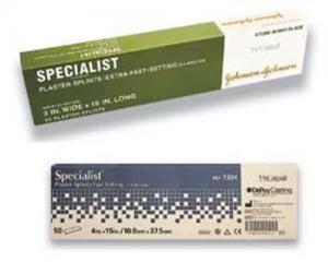 Specialist Plaster Splints X-Fast Setting 4"x15" Bx/50