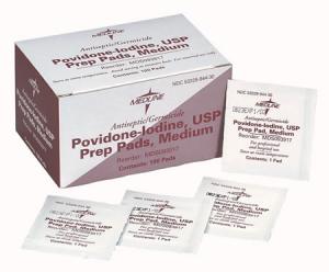 Povidone Iodine Prep Swabsticks  Triples  Qty. 75