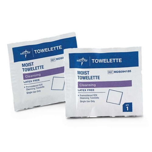 Antiseptic Towelettes  5 1 2  x 8   BZK 1 750 and 18% Isopropyl Alcohol  Qty. 2000