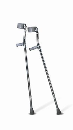 Forearm Crutches  Adult  5'0 -6'2   Qty. 1 pr