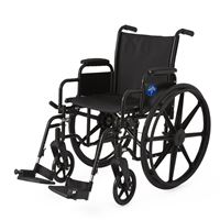 Excel K3 Lightweight Wheelchair  18  Removable Desk-Length Arms  Swing-Away Detachable Footrests