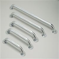 Chrome Grab Bars - 18  Long knurled chrome  Qty. 3