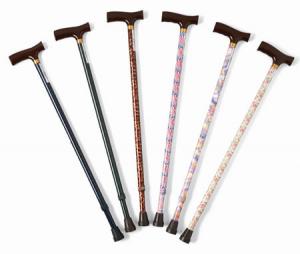 Fashion Cane W  Maple Handle  Maple Handled Cane  Assorted Colors  Qty. 6