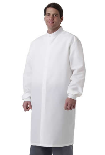 Medline Unisex ASEP Barrier Lab Coat-No Pockets