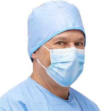 ASTM Level 1 Procedure Face Mask with Ear Loops 1000/Case  #NON27358