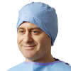 Medline Premium Blue Scrim Surgical Caps-Bulk- 500/Case #NON6199