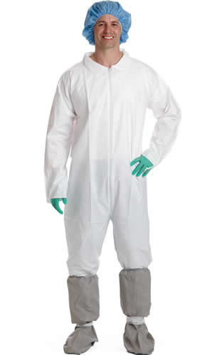 Classic Breathable Coveralls Elastic Wrist and Ankle