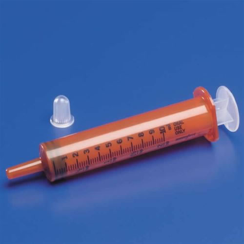 Oral Medication Syringe  Amber 6mL Syringe  Qty. 500