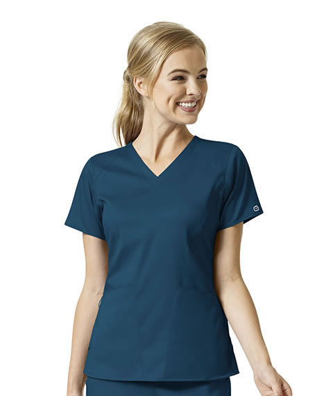 Wonderwink PRO Women's 4 Pocket V-Neck Tops #6319