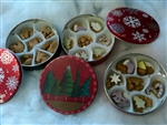 SOLD OUT - Holiday Tins - Peanut Butter & Apple Sauce Cookies (Wheat Free)