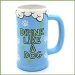 Drink Like a Dog Stein by Our Name is Mud, Ceramic