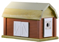 Barn Birdhouse | Cedar | Handcrafted by Boulder Bay Birdhouse | Made in USA