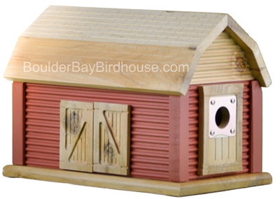 Barn Birdhouse | Cedar | Handcrafted by Boulder Bay Birdhouse | Made in USA