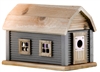 Mountain Cabin Birdhouse | Cedar | Handcrafted by Boulder Bay Birdhouse | Made in USA