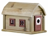 Mountain Cabin Birdhouse | Cedar | Handcrafted by Boulder Bay Birdhouse | Made in USA