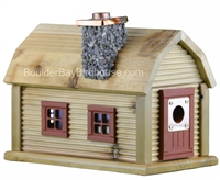 Mountain Cabin Birdhouse | Cedar | Handcrafted by Boulder Bay Birdhouse | Made in USA