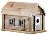 Mountain Cabin Birdhouse | Cedar | Handcrafted by Boulder Bay Birdhouse | Made in USA