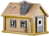 Cabin Birdhouse | Cedar | Handcrafted by Boulder Bay Birdhouse | Made in USA