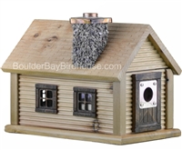 Cabin Birdhouse | Cedar | Handcrafted by Boulder Bay Birdhouse | Made in USA