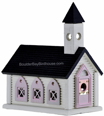 Church Birdhouse | Cedar | Handcrafted by Boulder Bay Birdhouse | Made in USA