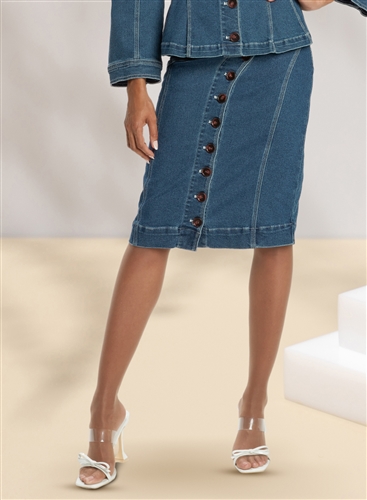 Dv Jean Denim Skirt 8470S