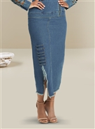 Dv Jean Denim Skirt 8471S