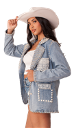 For Her Denim Jacket 82305