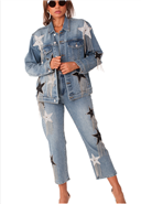 For Her Denim Pant W/Star 82332