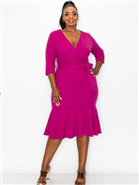 Janette Plus Midi Dress SD1299S