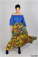Kara Chic Print Skirt 7778
