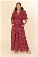 Karen T Print Maxi Dress 9253