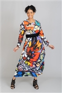 Kara Chic Knit Maxi Dress CHH22065LS
