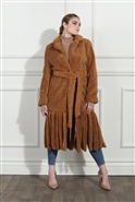 Luxe Moda Plush Coat LM277