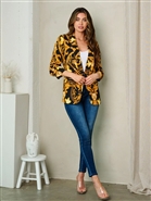 Ovi Print Blazer Jacket J8837