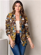 Ovi Print Blazer Jacket J8845