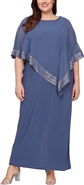 Slny Long Dress Asymm Cap 9470329