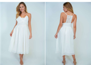 White Birch Lace Dress D90427XL