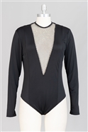 Wowo Bodysuit W/Mesh BD23512