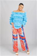 Wowo Print Pant PT10343