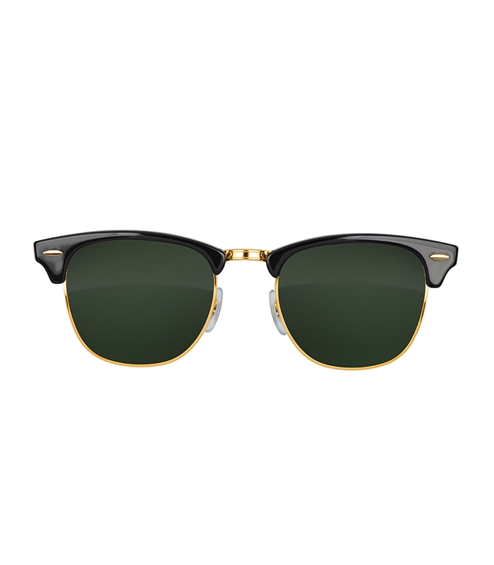 Retro Sunglasses In Black and Gold