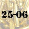 25-06 once fired brass cases for reloading