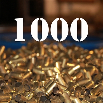 380 Auto once fired brass cases for reloading