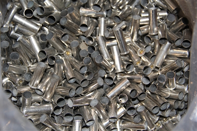 38 SPL Nickel Only once fired brass cases for reloading