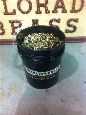 9mm Once Fired Brass Cases 5 Gallon Bucket