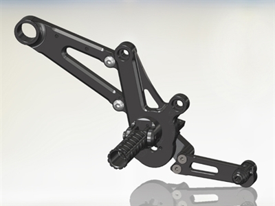 Standard Shift Adjustable Complete Rearset Kit