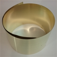 BRASS SOFT COIL  26 GA  .016 X 12" WIDE